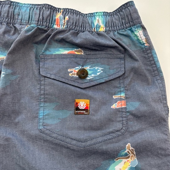 Element Hoffman Arroyo Shorts Neon Blue NWT Men’s Size Medium - Picture 5 of 11